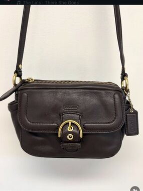 Coach F25150 Campbell Camera Bag - Brown